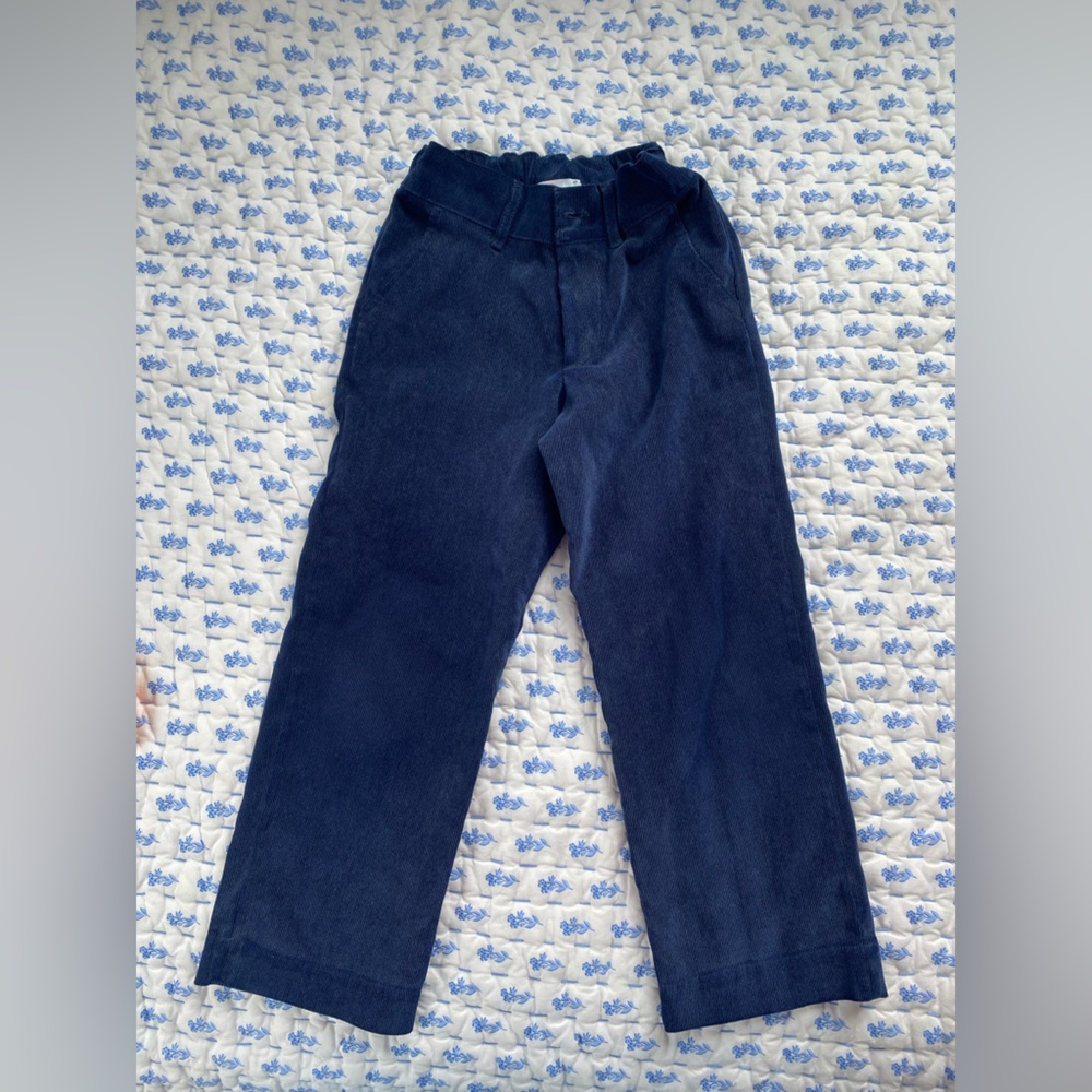 Kids Casual Navy Corduroy Pants